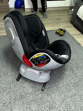 Silla de coche negra TURN