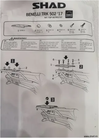 Kit soporte TRK 502 B0TR57ST