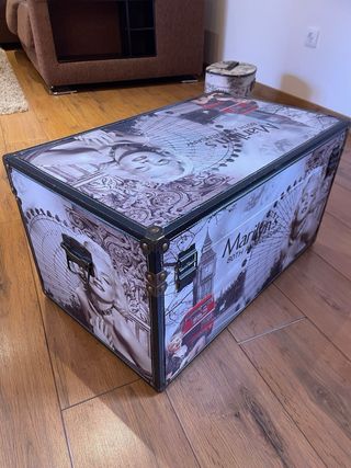 Conjunto Baúl Cofre Decorativo Marilyn Monroe
