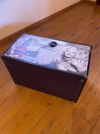 Conjunto Baúl Cofre Decorativo Marilyn Monroe