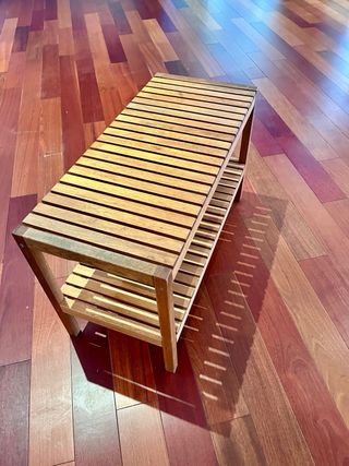 Banco de madera Ikea Molger