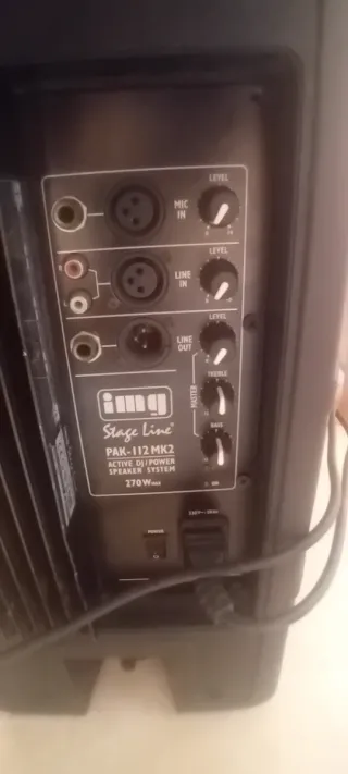 Altavoz IMG Stage Line Negro