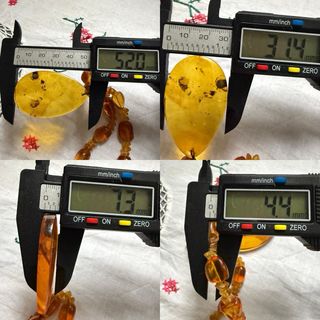 Collar de ámbar con colgante