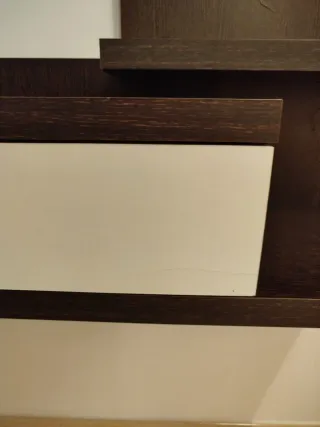 Recibidor moderno madera y cristal