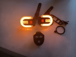 Intermitentes LED bici/patinete con mando