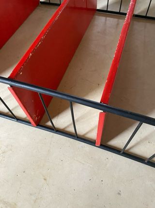 Estantería vintage pared