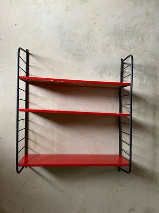 Estantería vintage pared