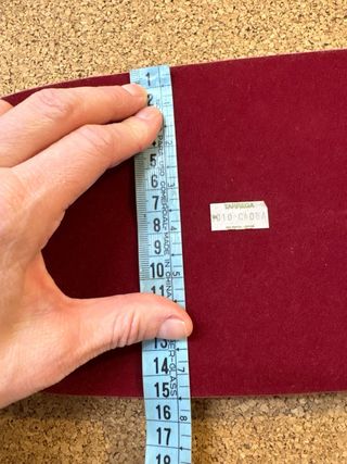 Base ovale in mogano