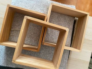 Juego 3 Estanterías Madera Pino LIVARNO HOME