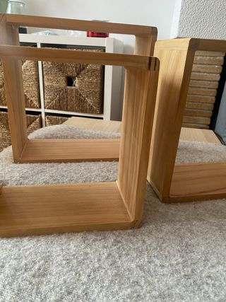 Juego 3 Estanterías Madera Pino LIVARNO HOME