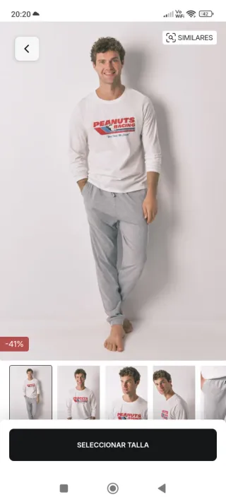 Pijama W.Secret Man S a estrenar