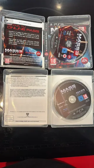 Mass Effect 1 y 3 PS3