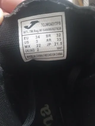 Botas de fútbol de niño Joma Toledo negras