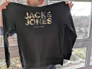 Sudadera Jack&Jones Talla S Negra. Sin usar.