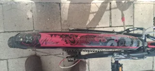 Bicicleta infantil BTWIN negra y rosa