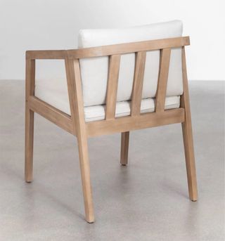 Mesa comedor exterior madera 180x90 y 6 sillas