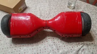 Hoverboard Rojo con Cargador y Bolsa.