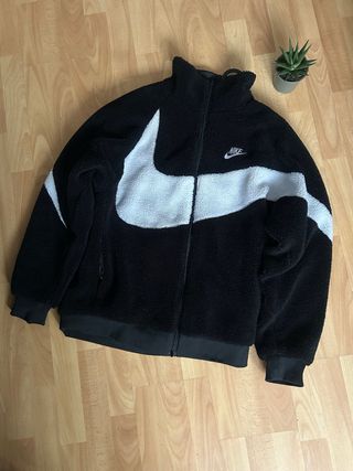 Abrigo Nike Negro Reversible