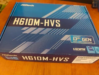 Placa Base ASRock H610M-HVS (LGA1700) + Accesorios