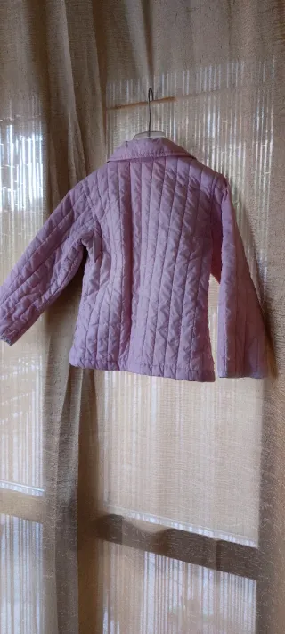 Giacca trapuntata Blukids rosa bambina