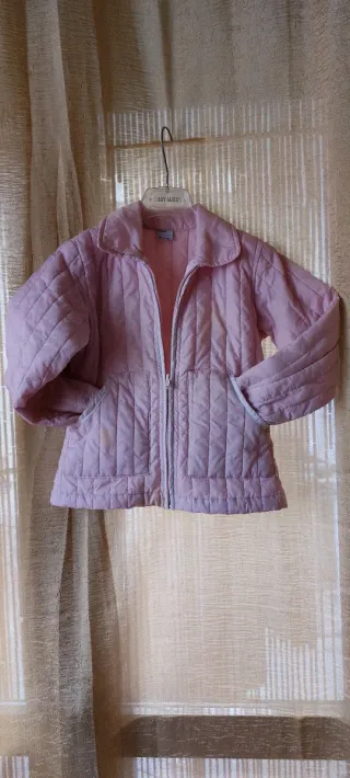 Giacca trapuntata Blukids rosa bambina