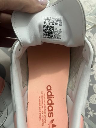 Deportivas Adidas Blancas y Rosas