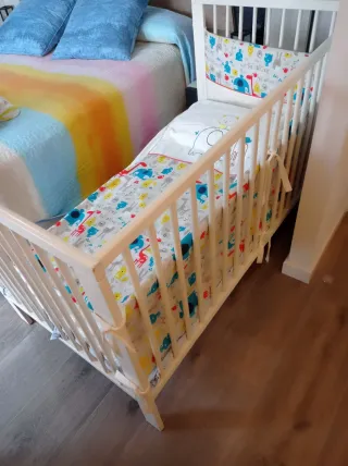 Maxicuna Ikea Gulliver + Colchón Pikolin + Colcha