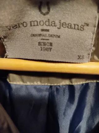 Plumífero 3/4 mujer verde oliva