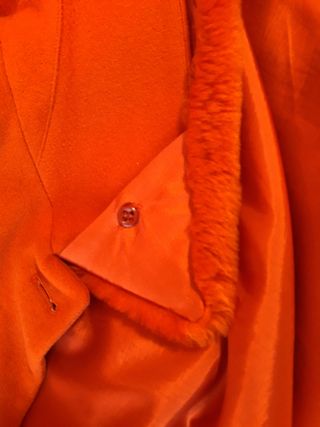 Abrigo Burberry Lana Naranja