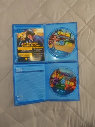Pack Spyro y Crash Bandicoot PS4