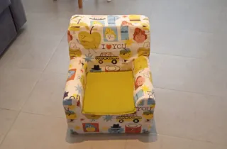 Sillón infantil estampado de espuma