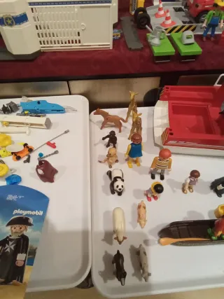 Playmobil: Comisaría, Garaje y Barco Bomberos