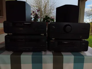 Equipo de música Technics negro