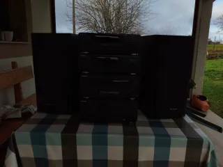 Equipo de música Technics negro