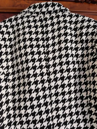 Abrigo Lana Pata Gallo Talla 54