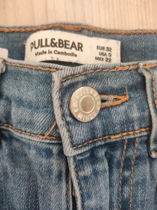 Pantalón corto vaquero Pull&Bear Talla S