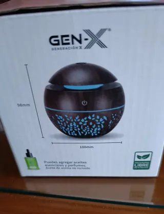 Humidificador difusor aromaterapia madera