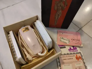 Antigua máquina de masajes vintage