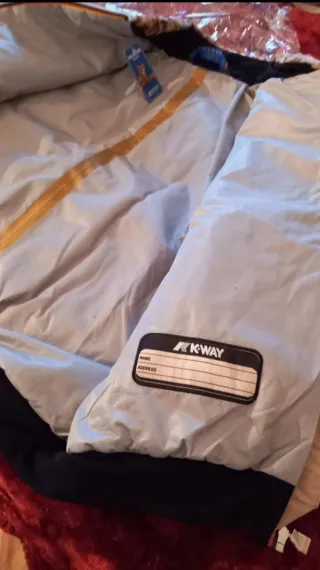 Giacca Bomber K-Way Leopard Teddy Donna Tg M