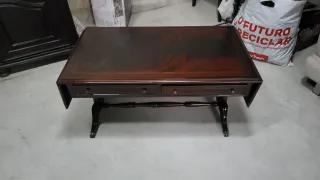 Mesa centro extensível mogno