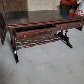 Mesa centro extensível mogno