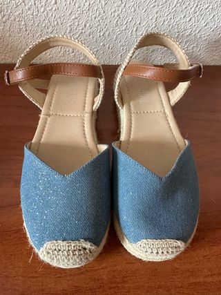 Sandalias Oh! Girl Azul y Marrón