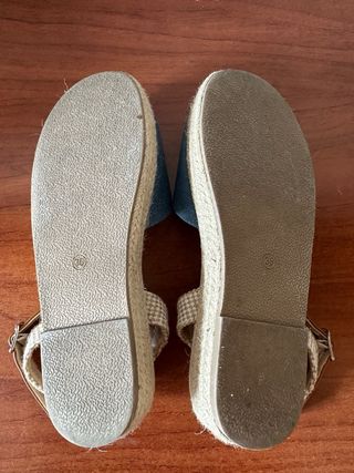 Sandalias Oh! Girl Azul y Marrón