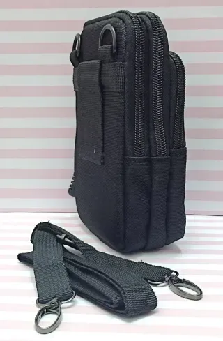 NOVEDAD! BOLSO O RIÑONERA TÁCTICO NEGRA