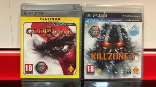 Juegos PS3 God of War y Killzone 3