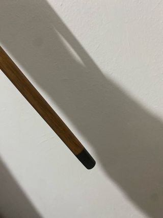 Antiguo bastón cabeza de caballo