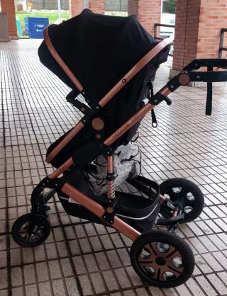 Silla de paseo negra