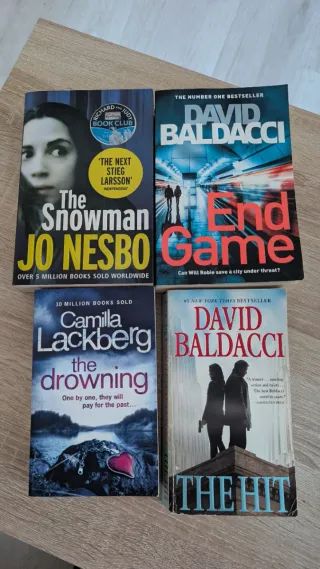 Libros policiacos/misterio. Crime/mystery novels.