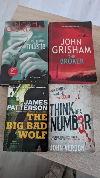 Libros policiacos/misterio. Crime/mystery novels.