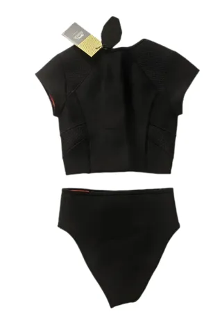 Bikini neopreno Slazenger negro y rojo